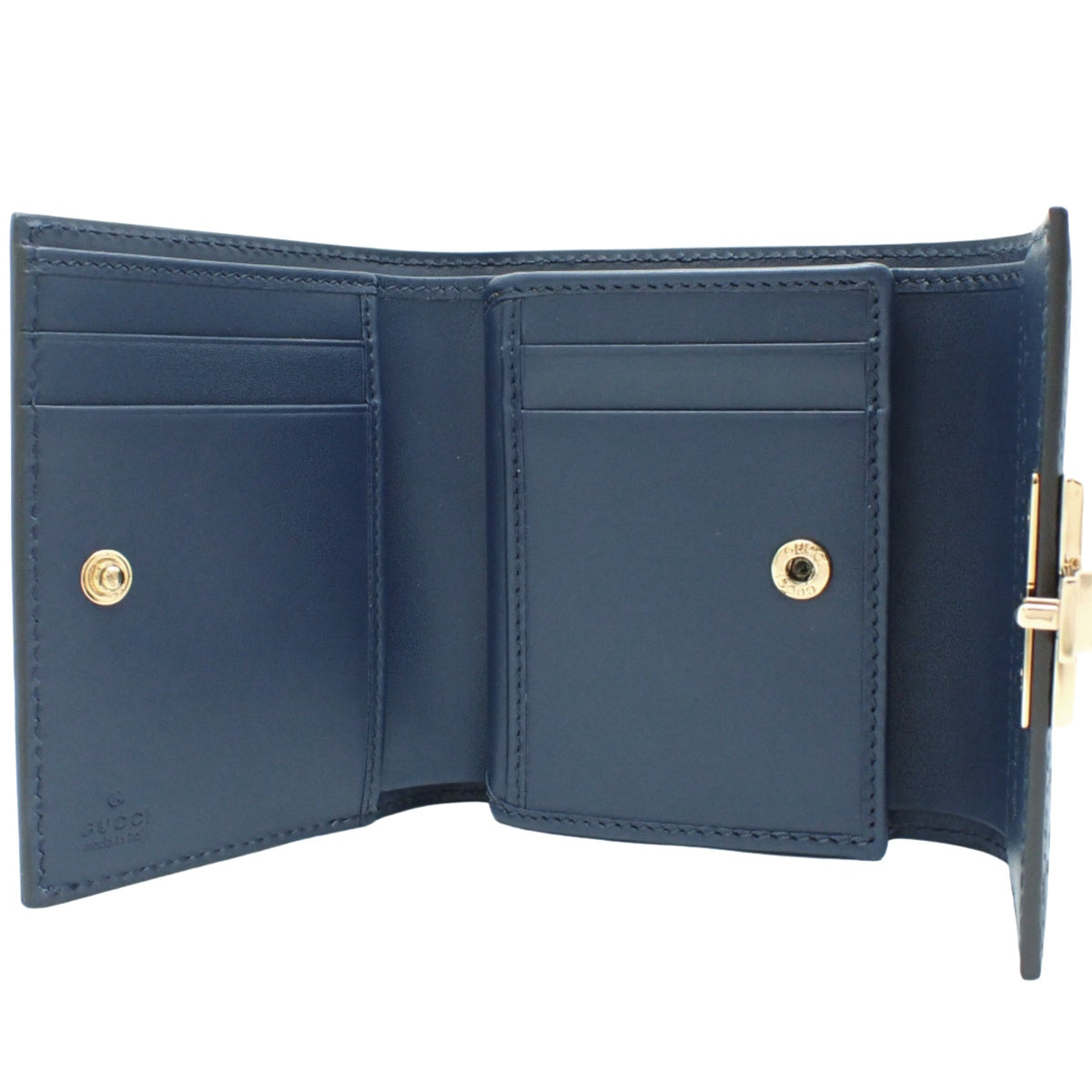 Guccissima 迷你钱包 海军蓝 453155