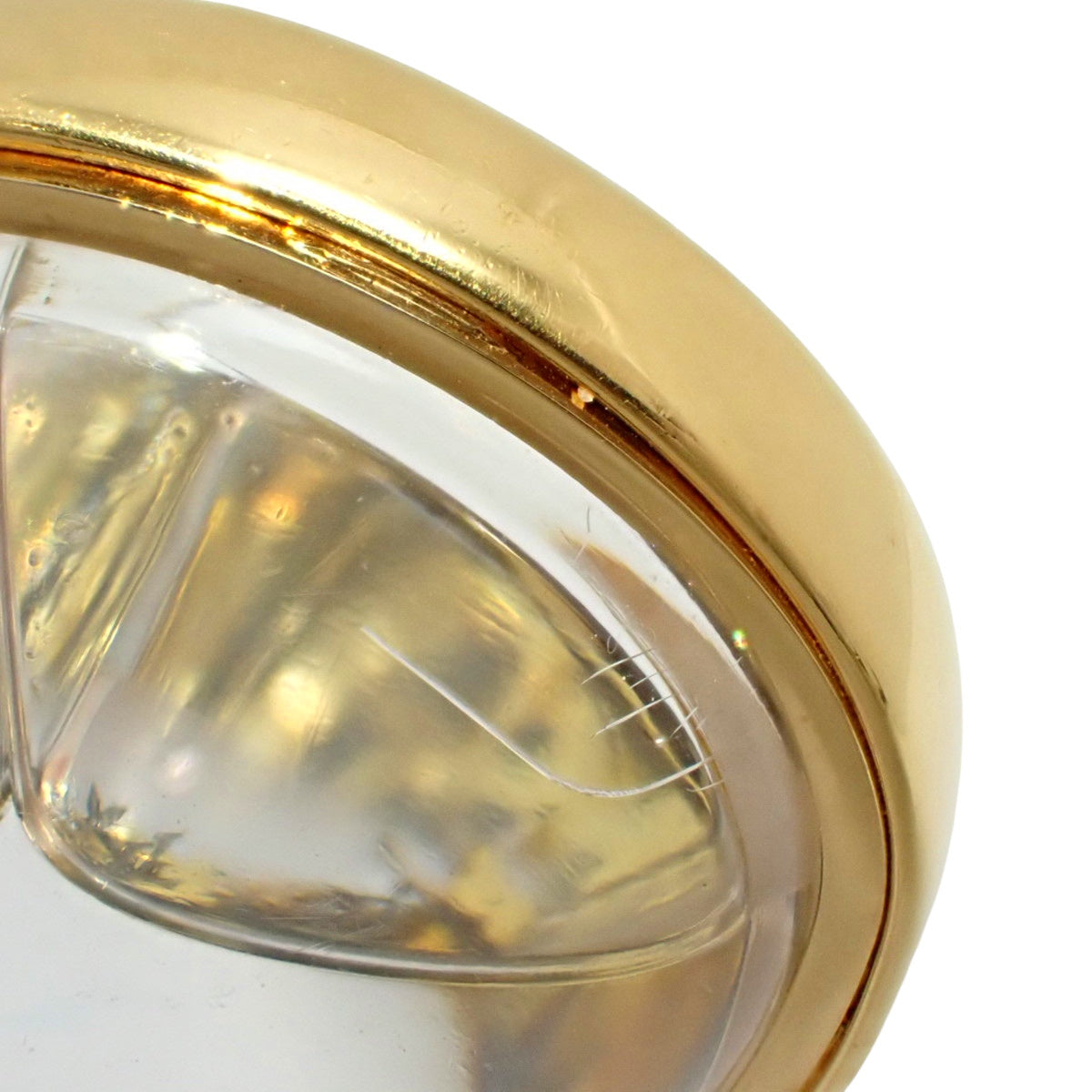 Porte Cle I LV U 钥匙扣 金属 (GP) 金色 M00559