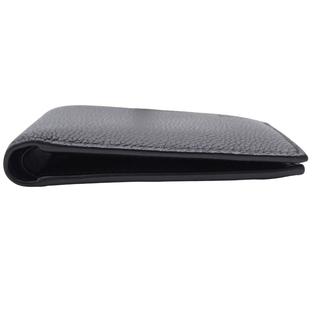 黑色小牛皮对折钱包 C660302X05