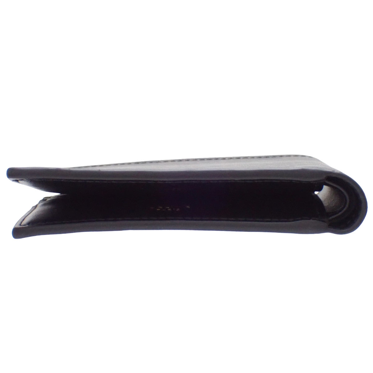 Triomphe Bifold Card Holder, Black and Brown, 10B652BQB.38NO