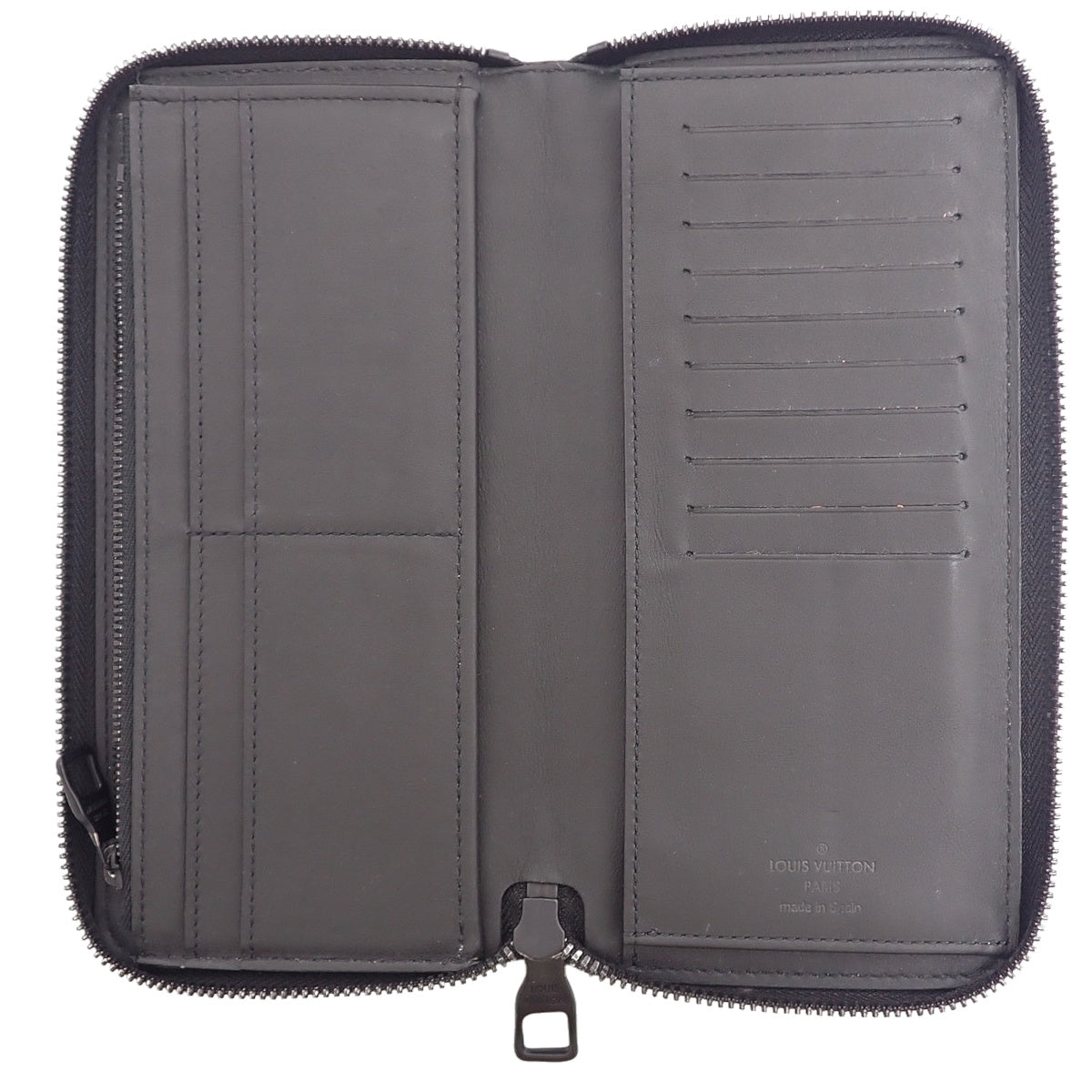 Monogram Zippy Wallet Vertical in Monogram Taurillon Noir M69047