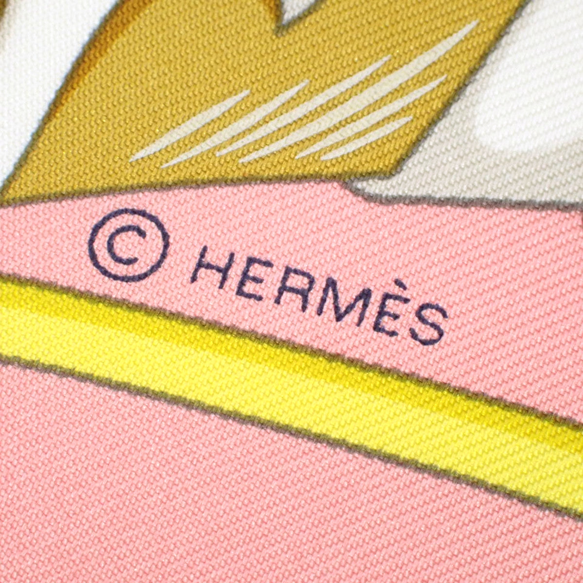 HARNAIS DE COEUR Silk Carré 90cm, Green Perle/Rose Bonbon/Blue