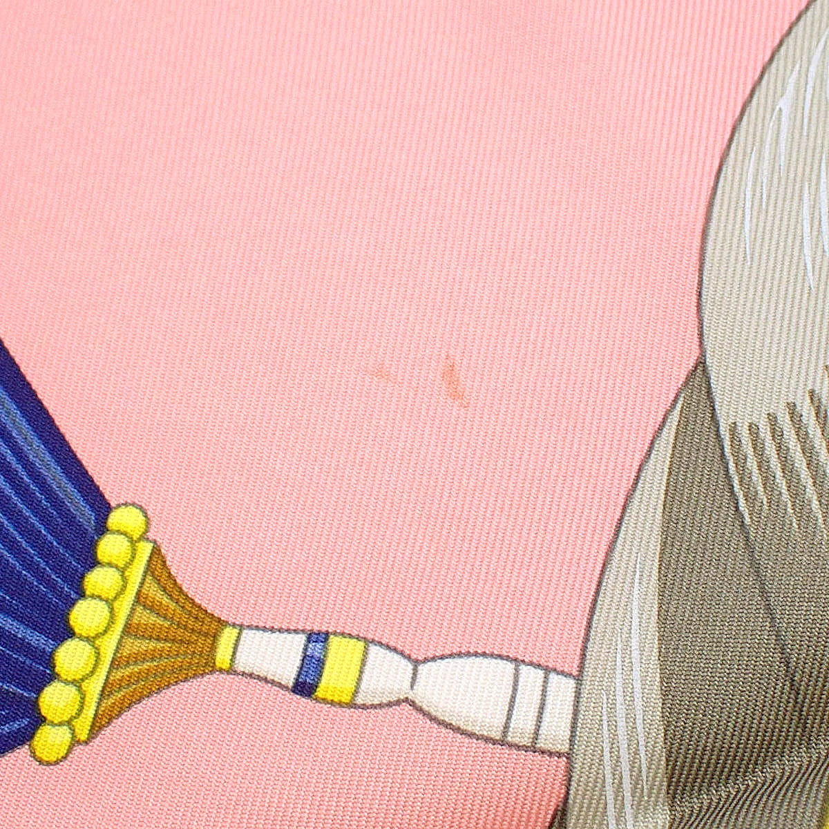 HARNAIS DE COEUR Silk Carré 90cm, Green Perle/Rose Bonbon/Blue