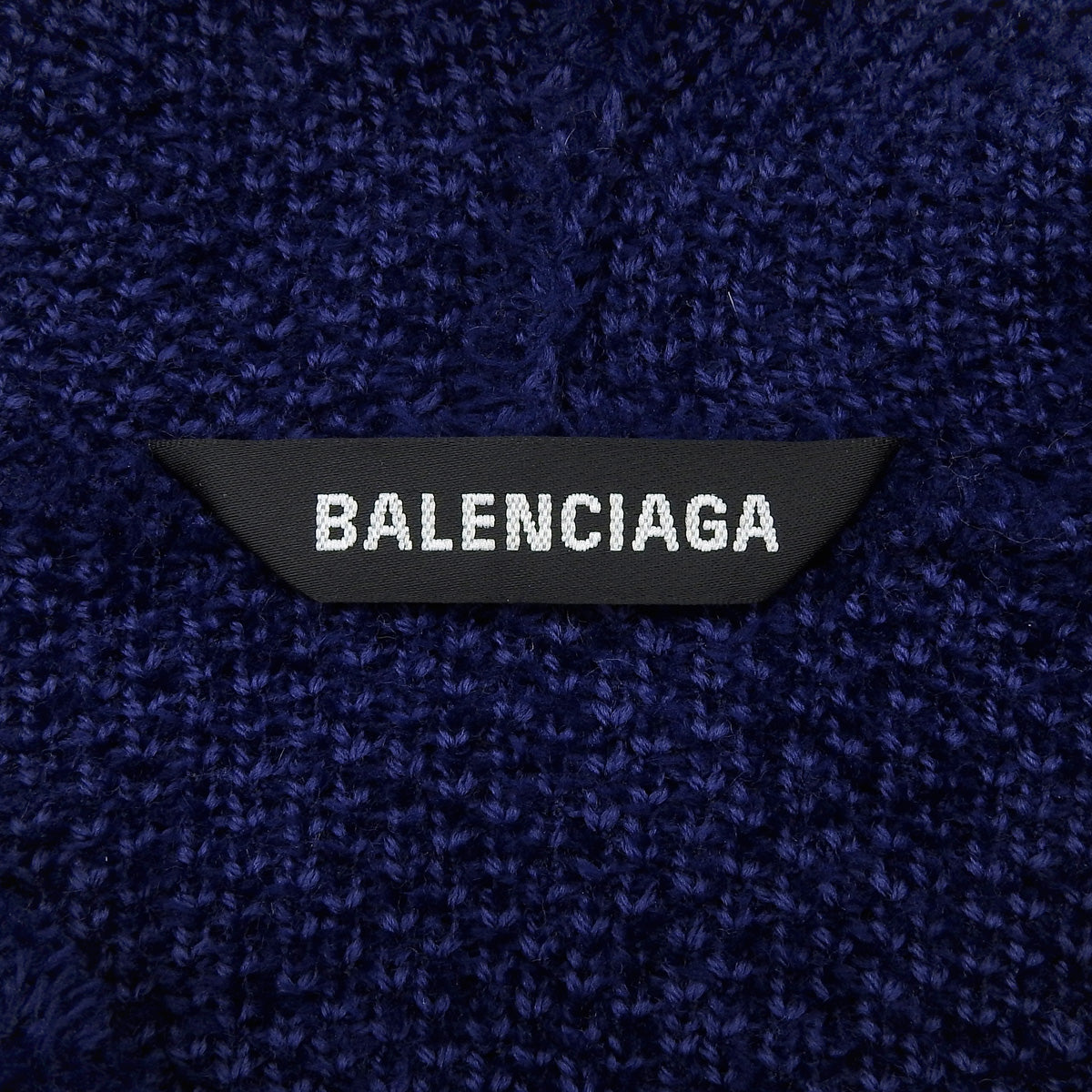 Knit hoodie, 2020, S logo embroidery
