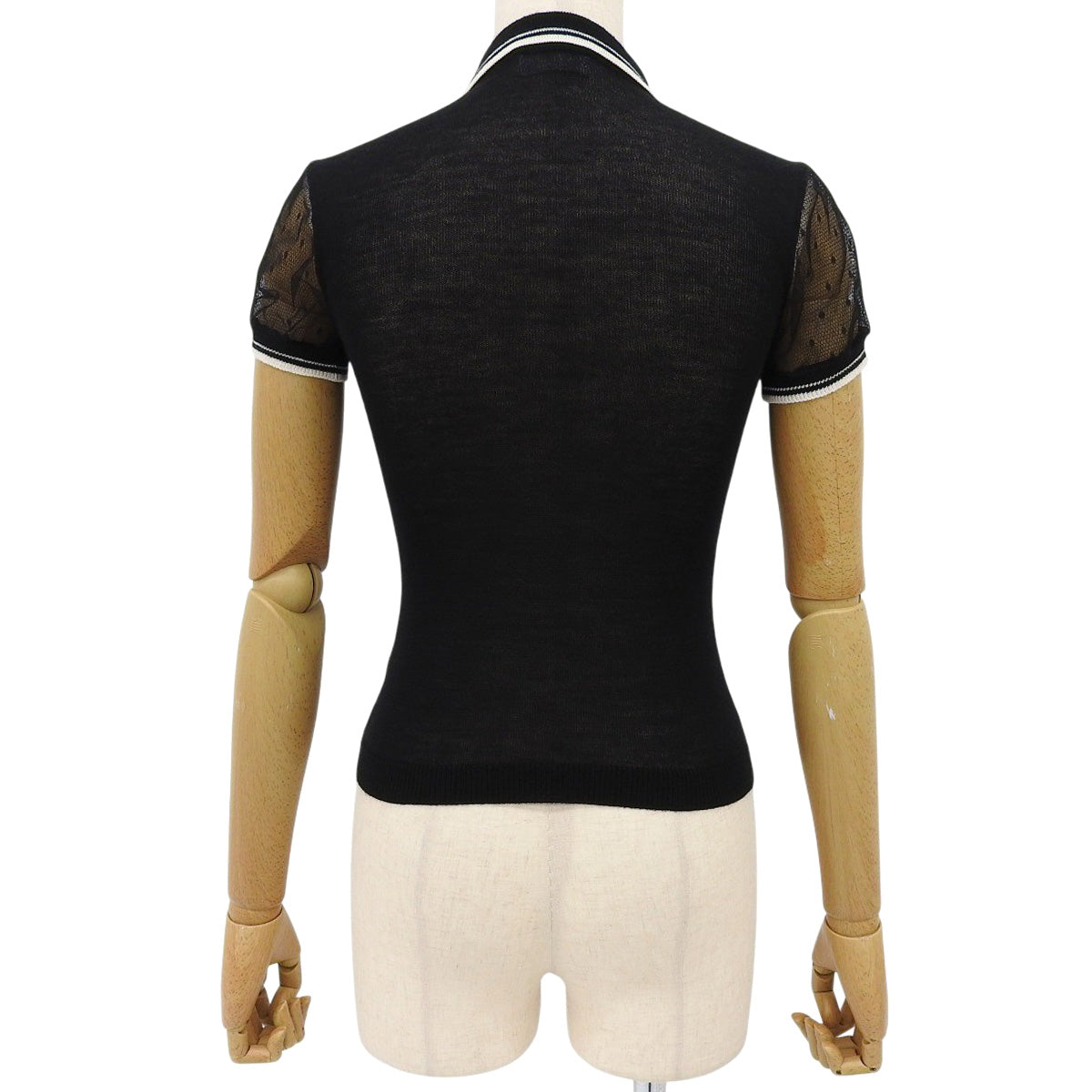 See-through polo shirt XS