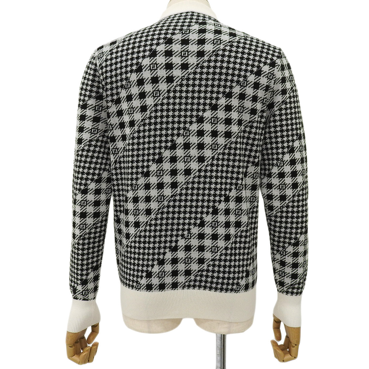 Houndstooth high gauge knit 46