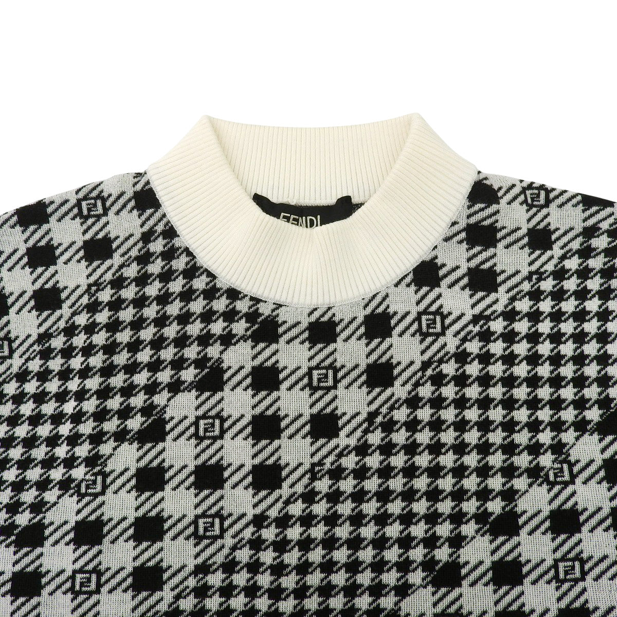 Houndstooth high gauge knit 46