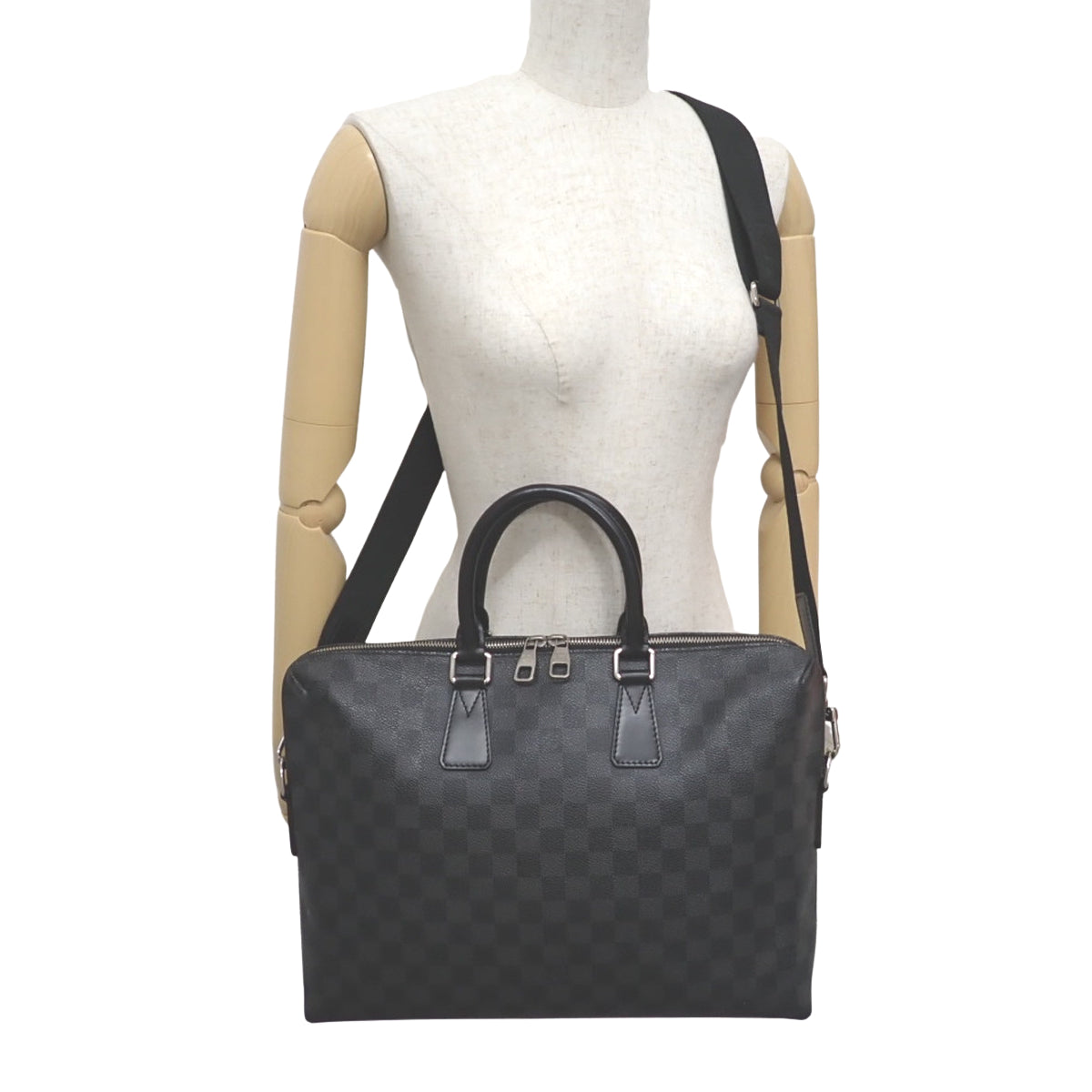 Damier Graphite Porte-Document Jour 黑色/灰色 N48224