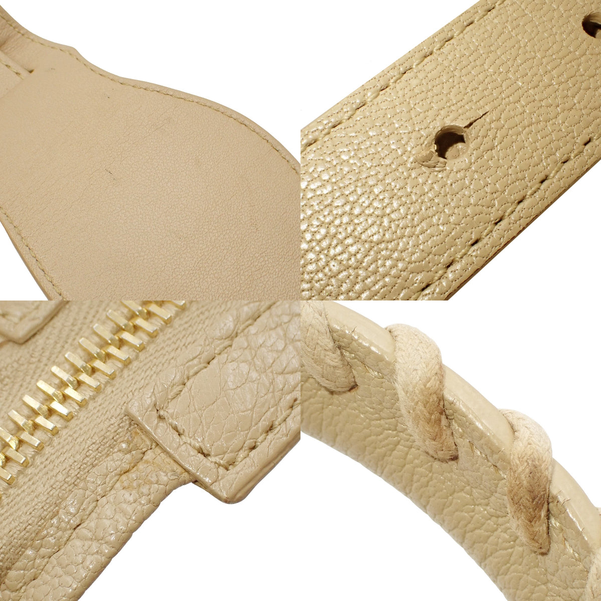 クラシックメタル エッジシティバッグ レザー ベージュ 432831 トートバッグ ショルダーバッグ 2way