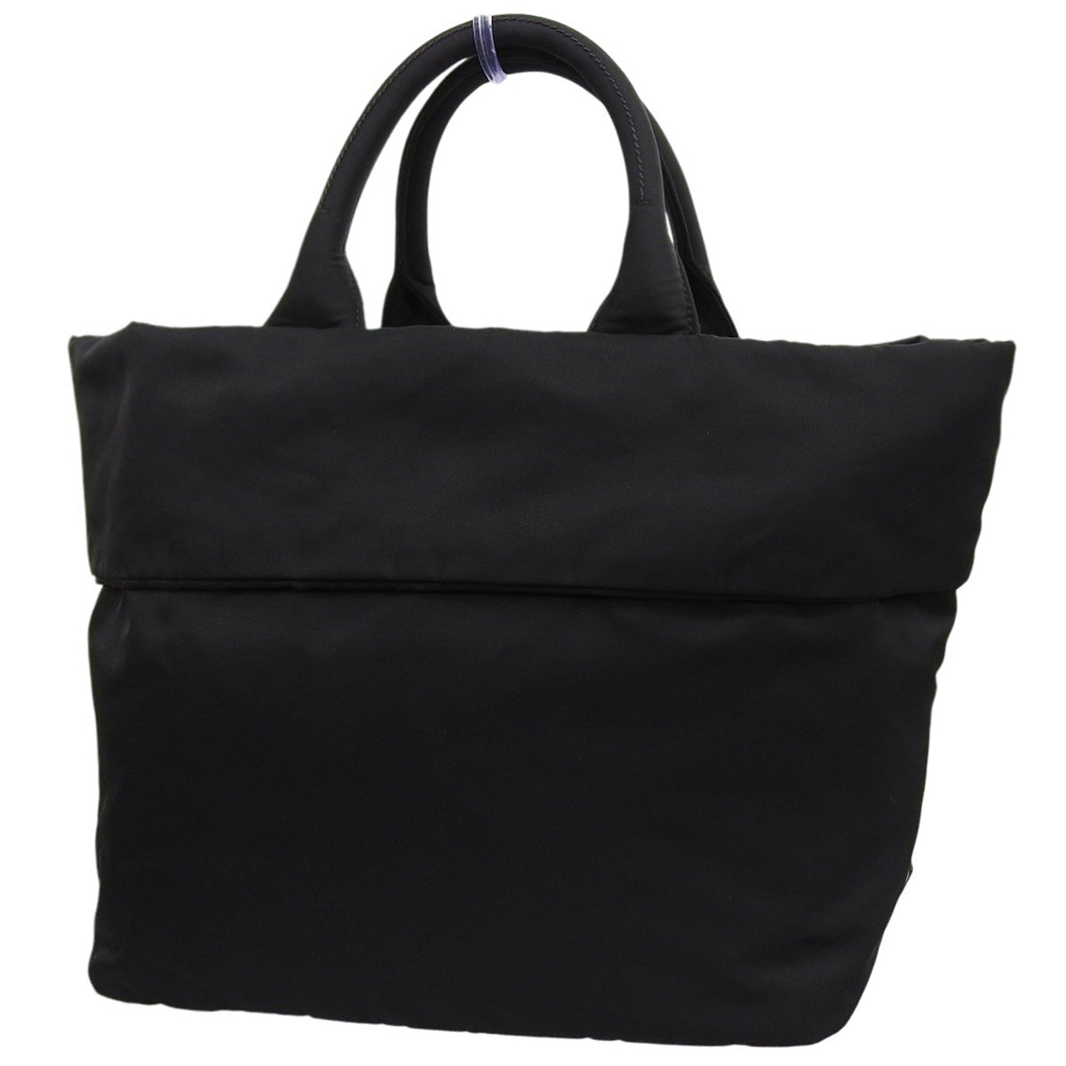 2-way reversible tote bag in nylon (NERO, BR4521)