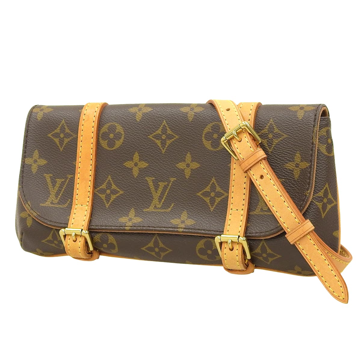Marel Monogram Canvas Brown Pochette M51159