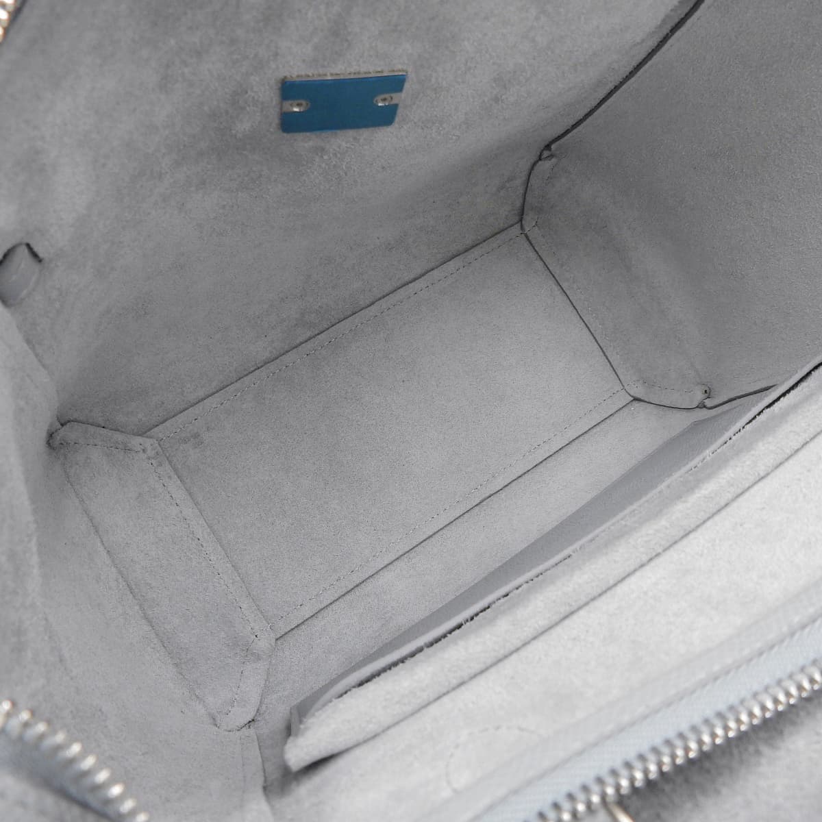 ベルトバッグ マイクロ レザー ライトブルー ライトグレー 189153