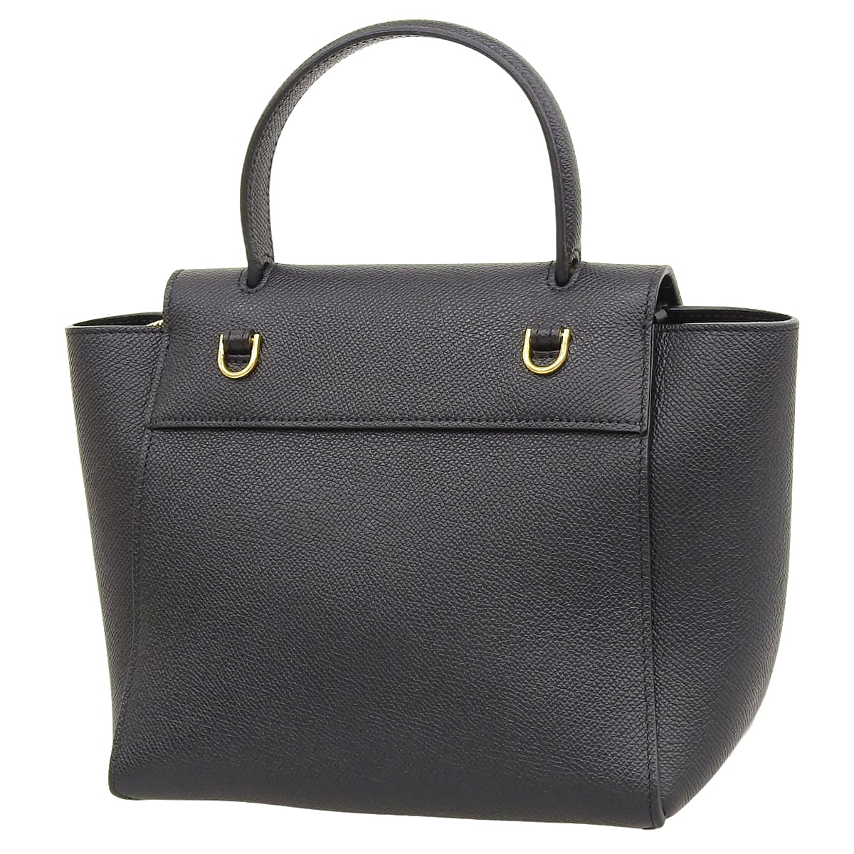 ナノ ベルトバッグ グレインドカーフスキン ブラック 189003ZVA.38NO