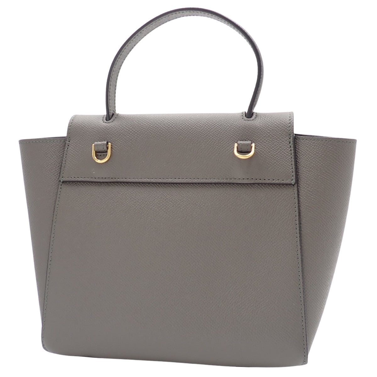 Nano Belt Bag in Grained Calfskin Grey 189003ZVA