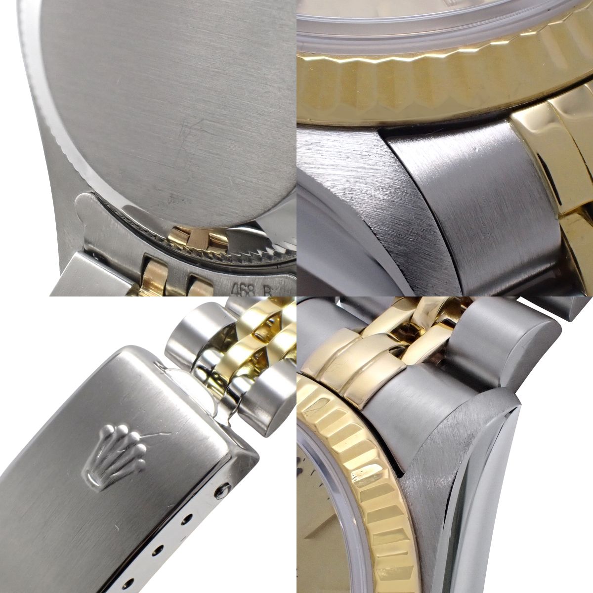 デイトジャスト 69173 YG/SS S番 シャンパンモザイク 自動巻き レディース