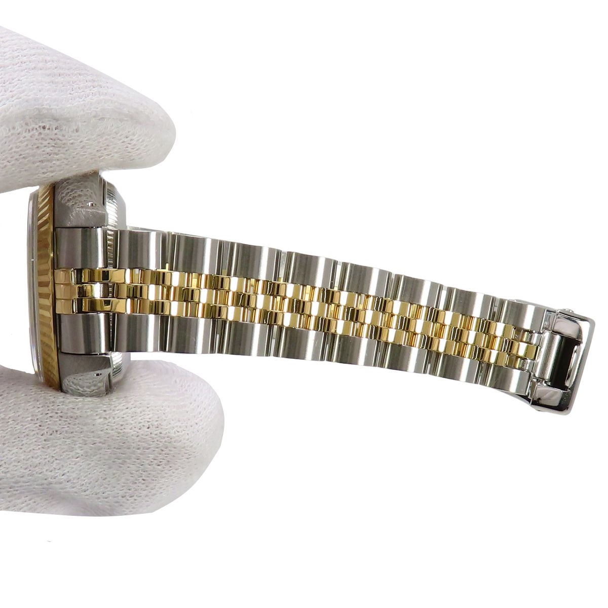 デイトジャスト 69173G YG/SS X番 レッドグラデーション 10PD ダイヤインデックス 自動巻き レディース