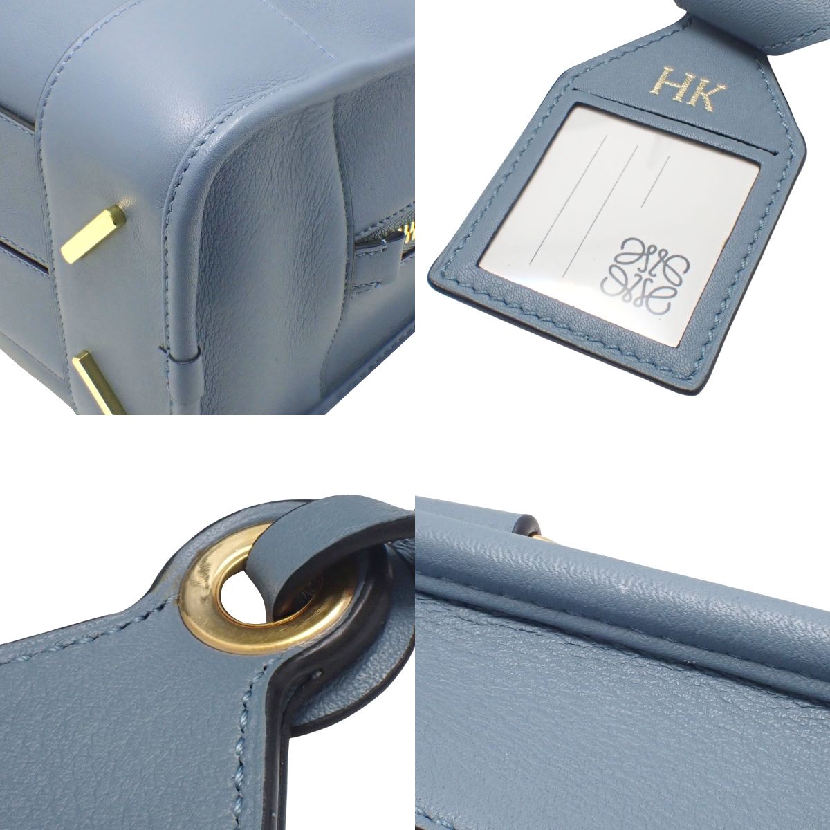 アマソナ28 カーフ ブルーグレー