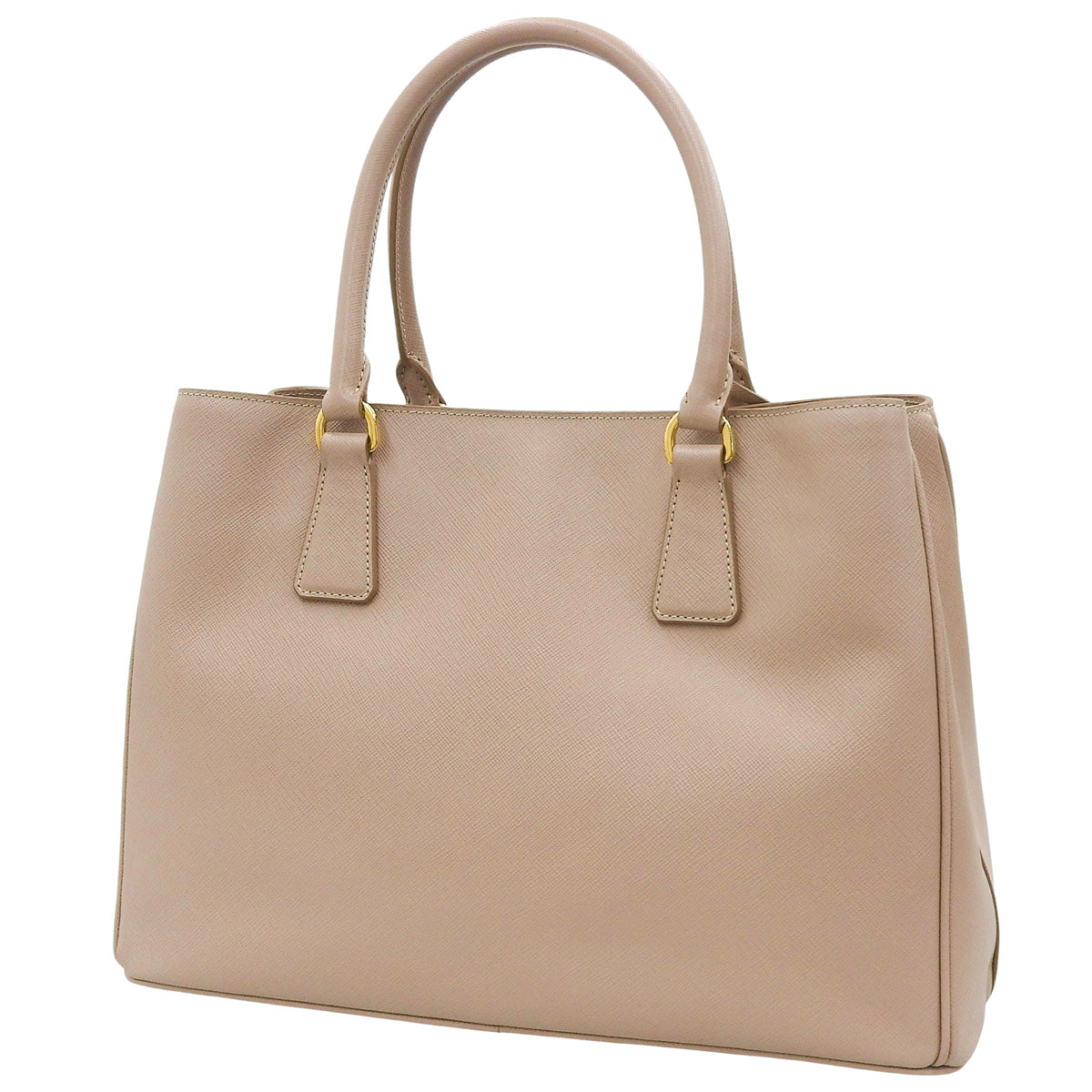 Galleria Large Saffiano Leather Bag, Pink Beige, 1BA874