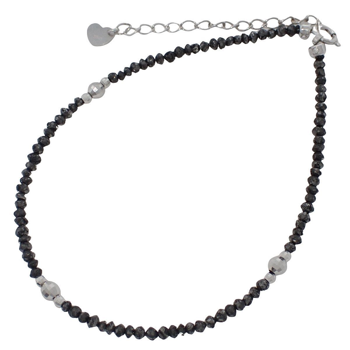 Black Diamond Bracelet Black Diamond BD5.00 K18WG 1.9g