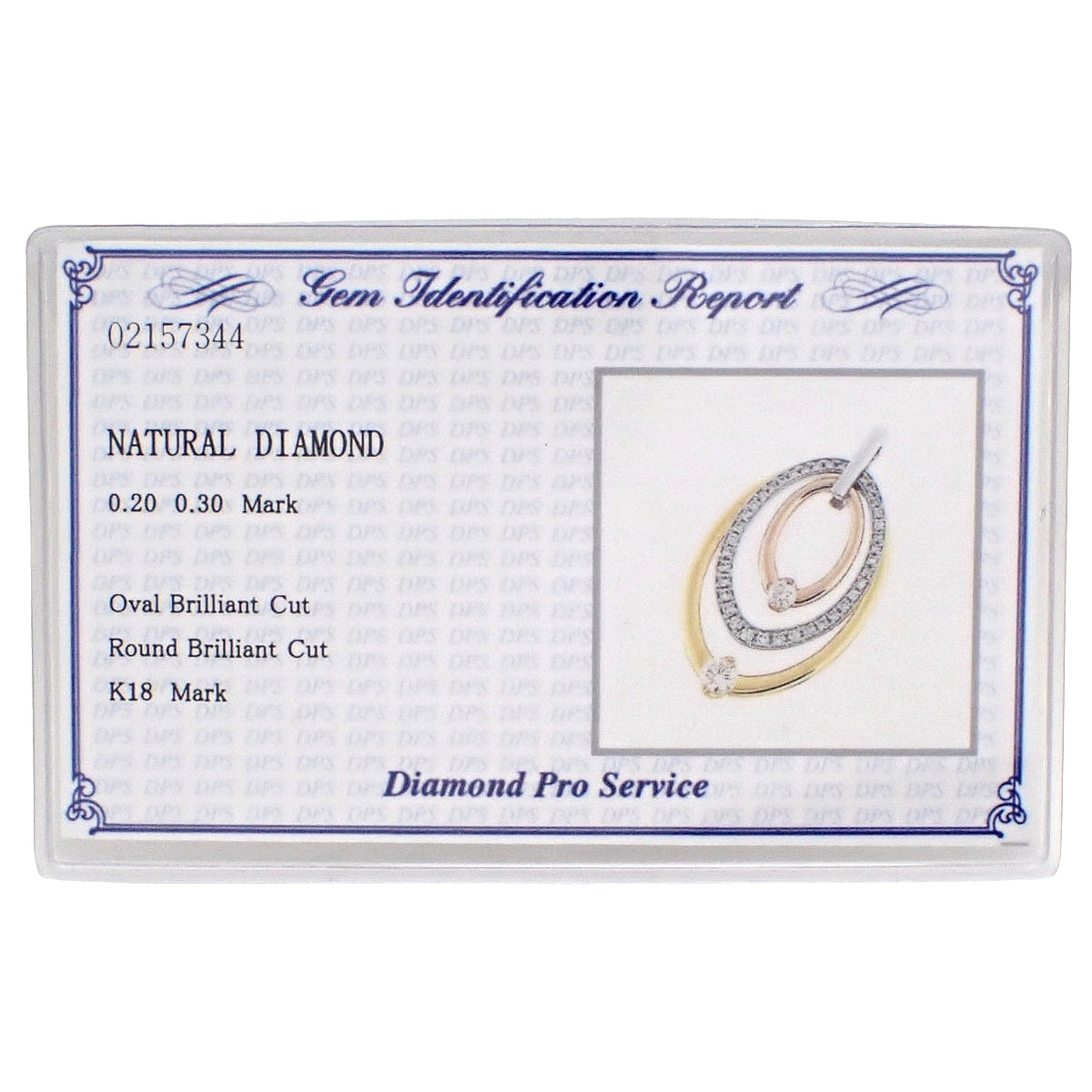 ダイヤモンド 3連 ネックレス D0.20/0.30 K18 WG YG PG 10.0g