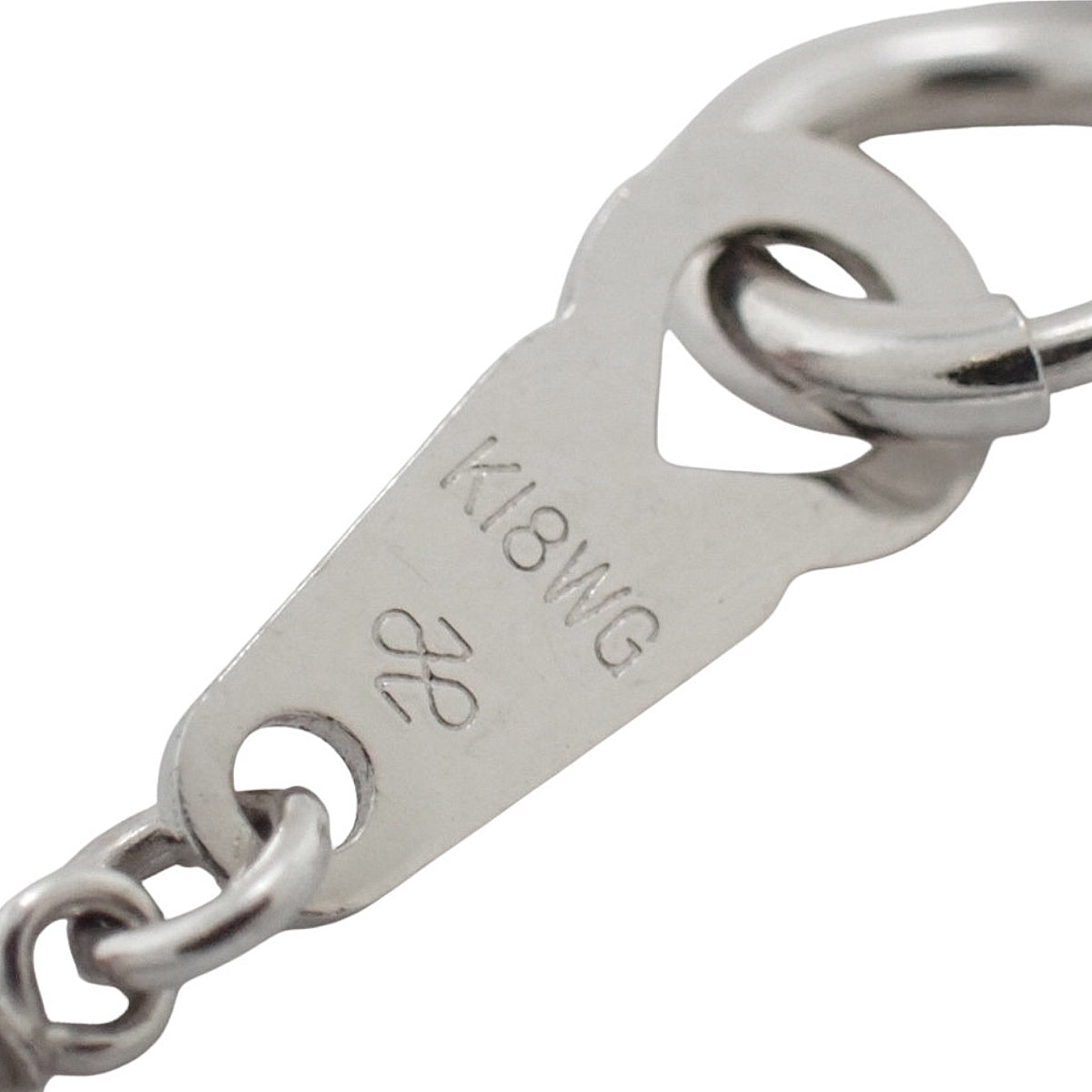 Cross Diamond Necklace D0.70 White Gold K18WG 7.6g