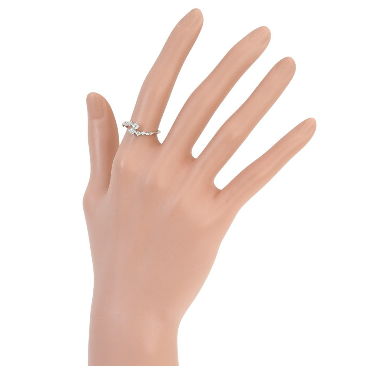 Diamond ring D0.30 white gold K18WG 2.3g