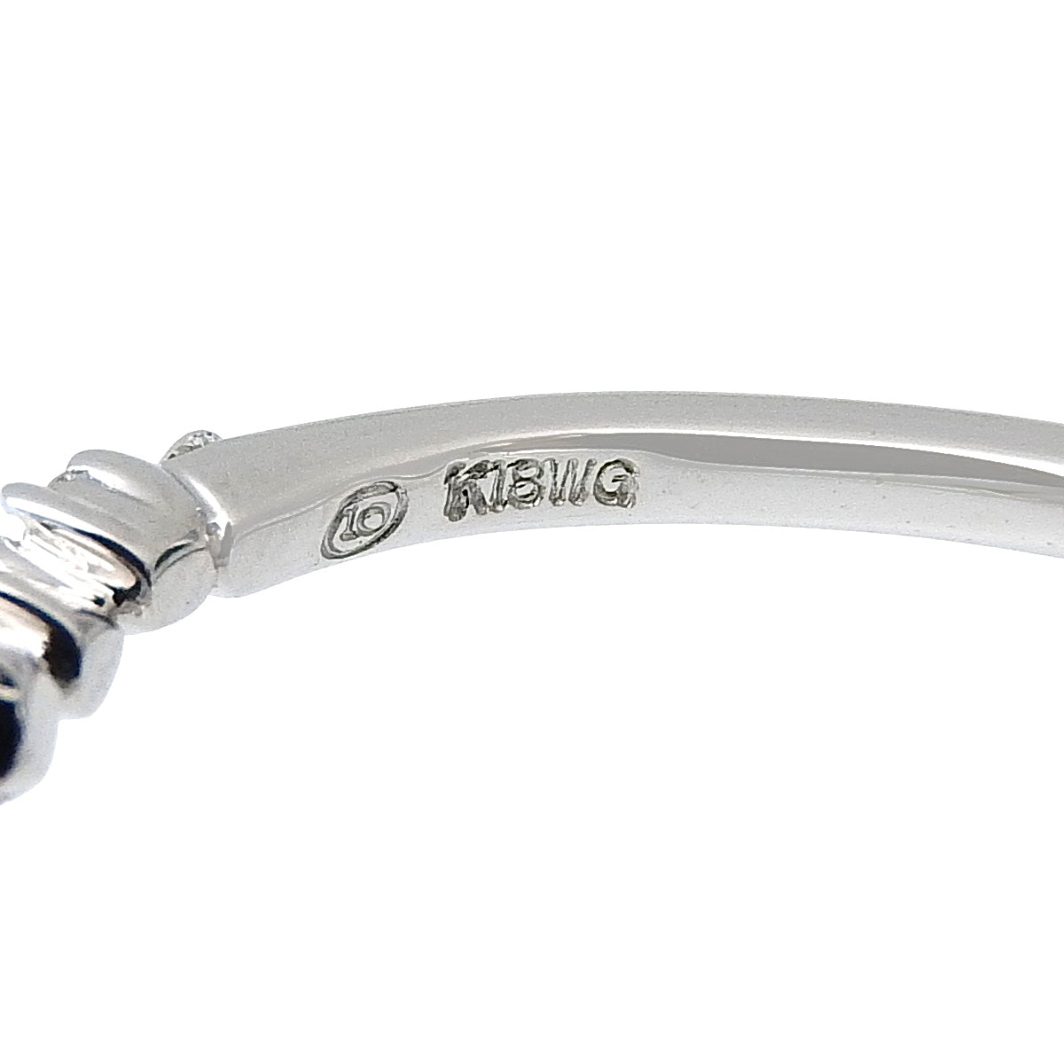 Diamond ring D0.30 white gold K18WG 2.3g