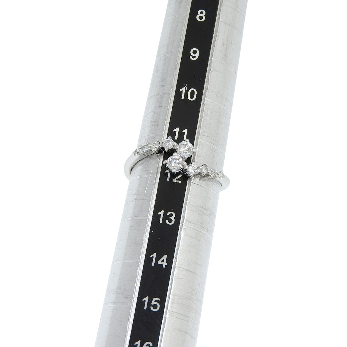 Diamond ring D0.30 white gold K18WG 2.3g