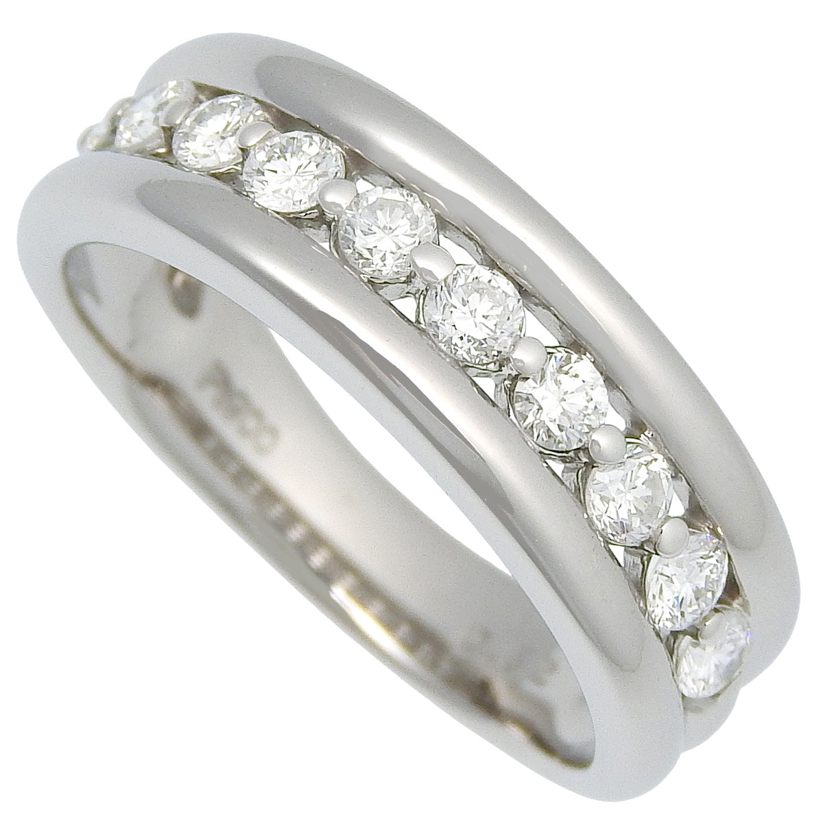 Diamond ring D0.52 Platinum Pt900 6.8g