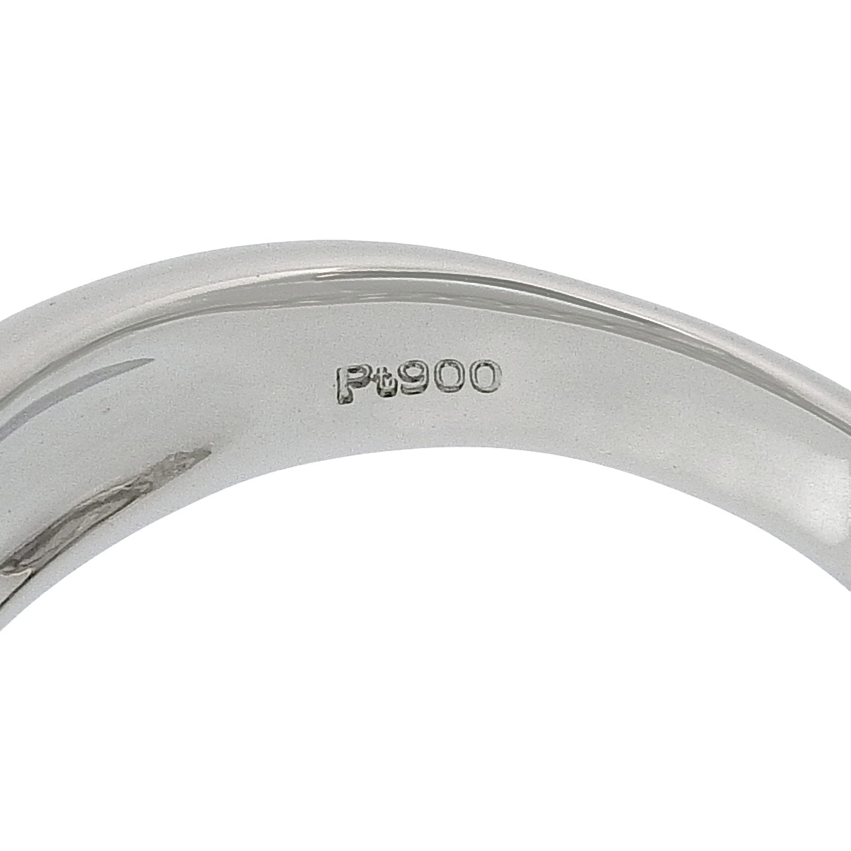 Diamond ring D0.52 Platinum Pt900 6.8g