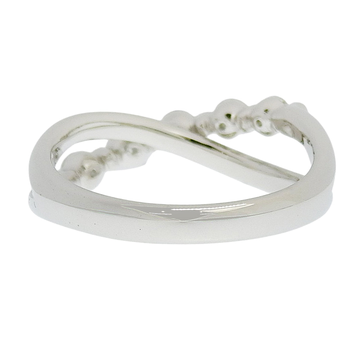 ダイヤモンド クロスリング D0.50 プラチナ Pt900 6.6g