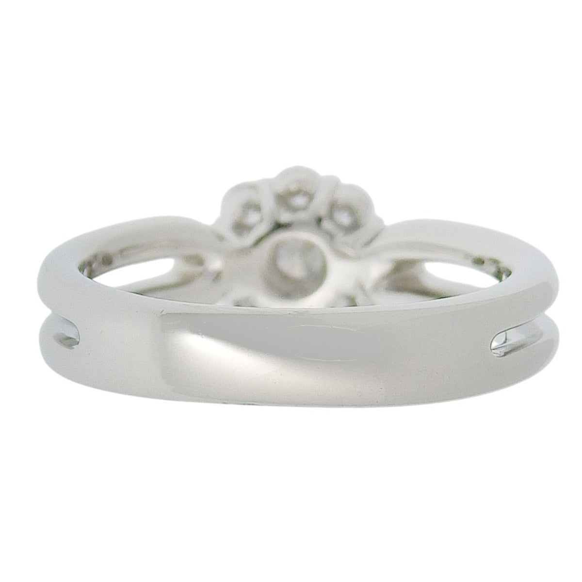Diamond ring, platinum Pt900, 6.8g, HOSHI no SUNA
