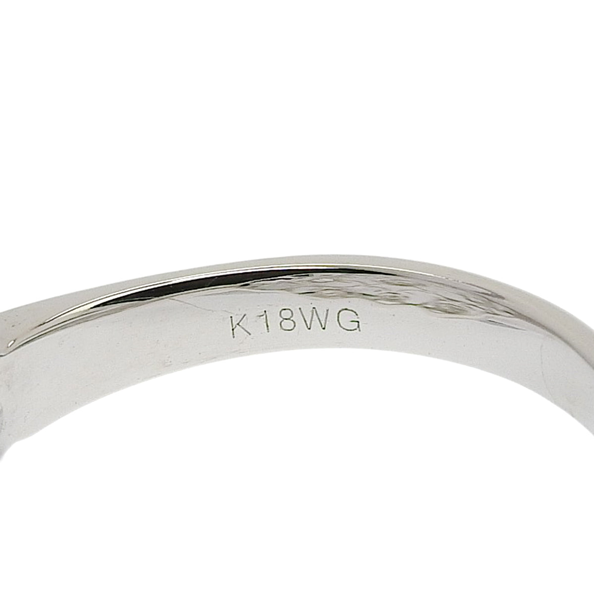 Openwork diamond ring D0.40 white gold WG 3.3g