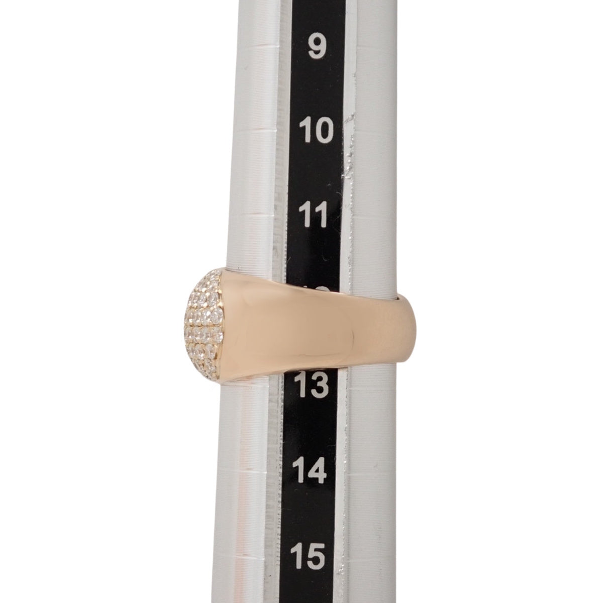 Diamond Cross Motif Ring D1.85 Pink Gold K18PG 15.5g