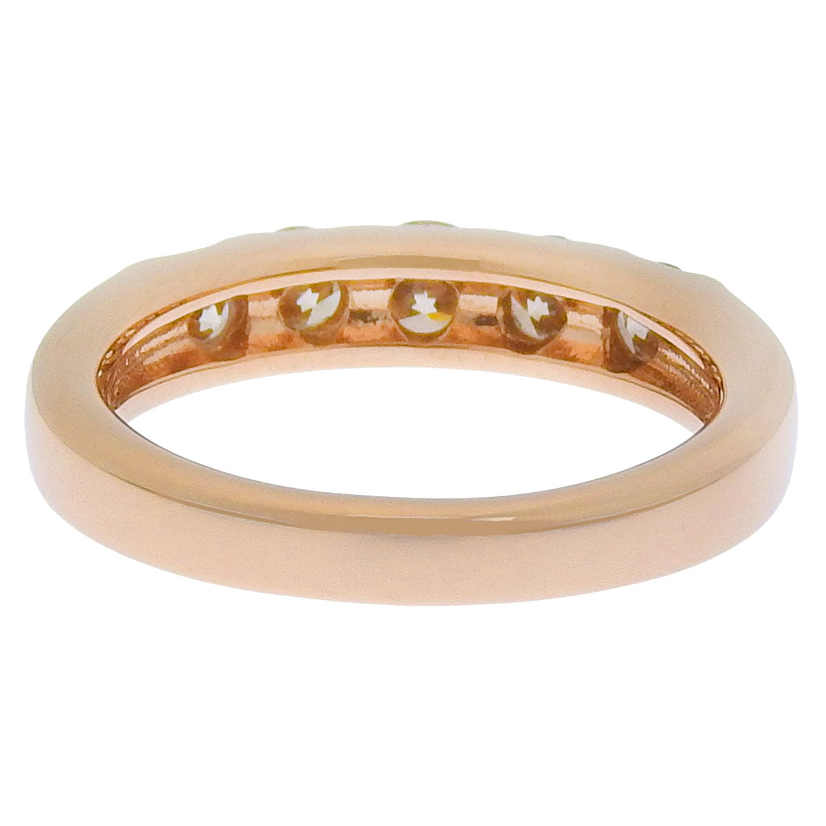 ダイヤモンド リング D1.10 ピンクゴールド K18PG 6.1g 5PD