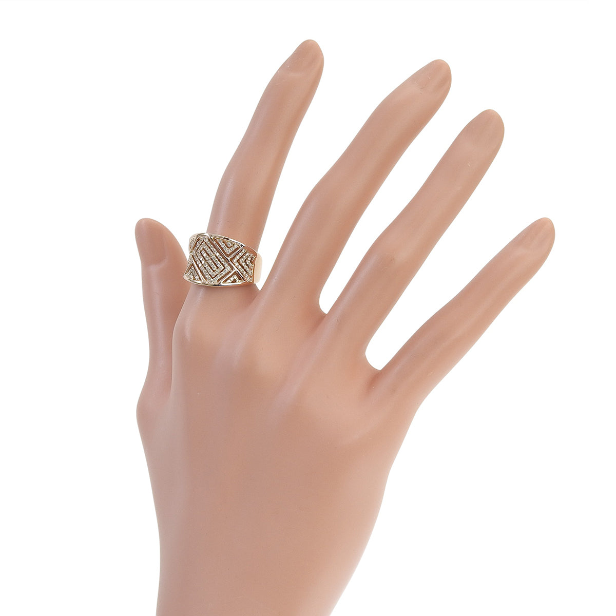 Diamond Ring D0.58 Pink Gold K18PG 8.6g
