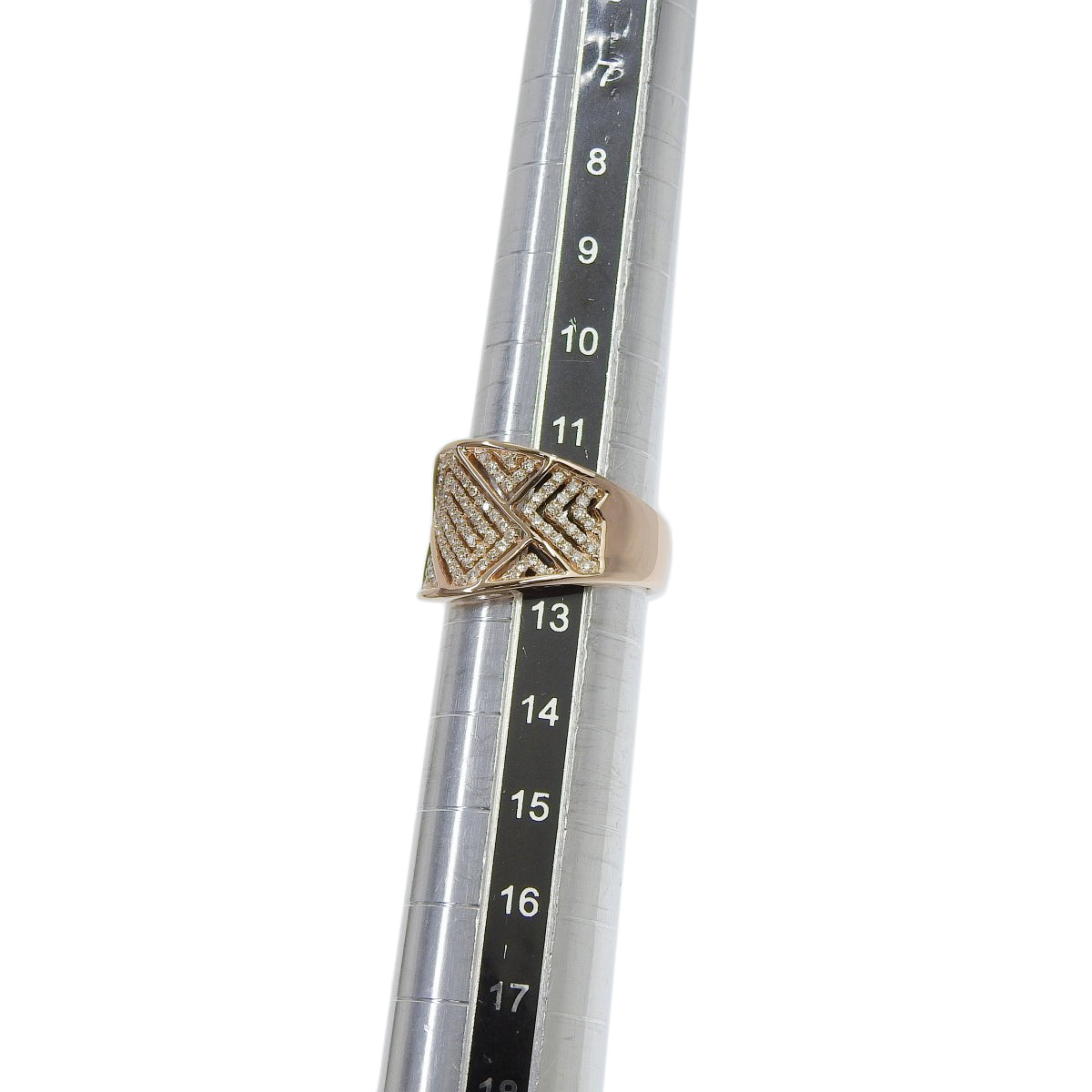 Diamond Ring D0.58 Pink Gold K18PG 8.6g