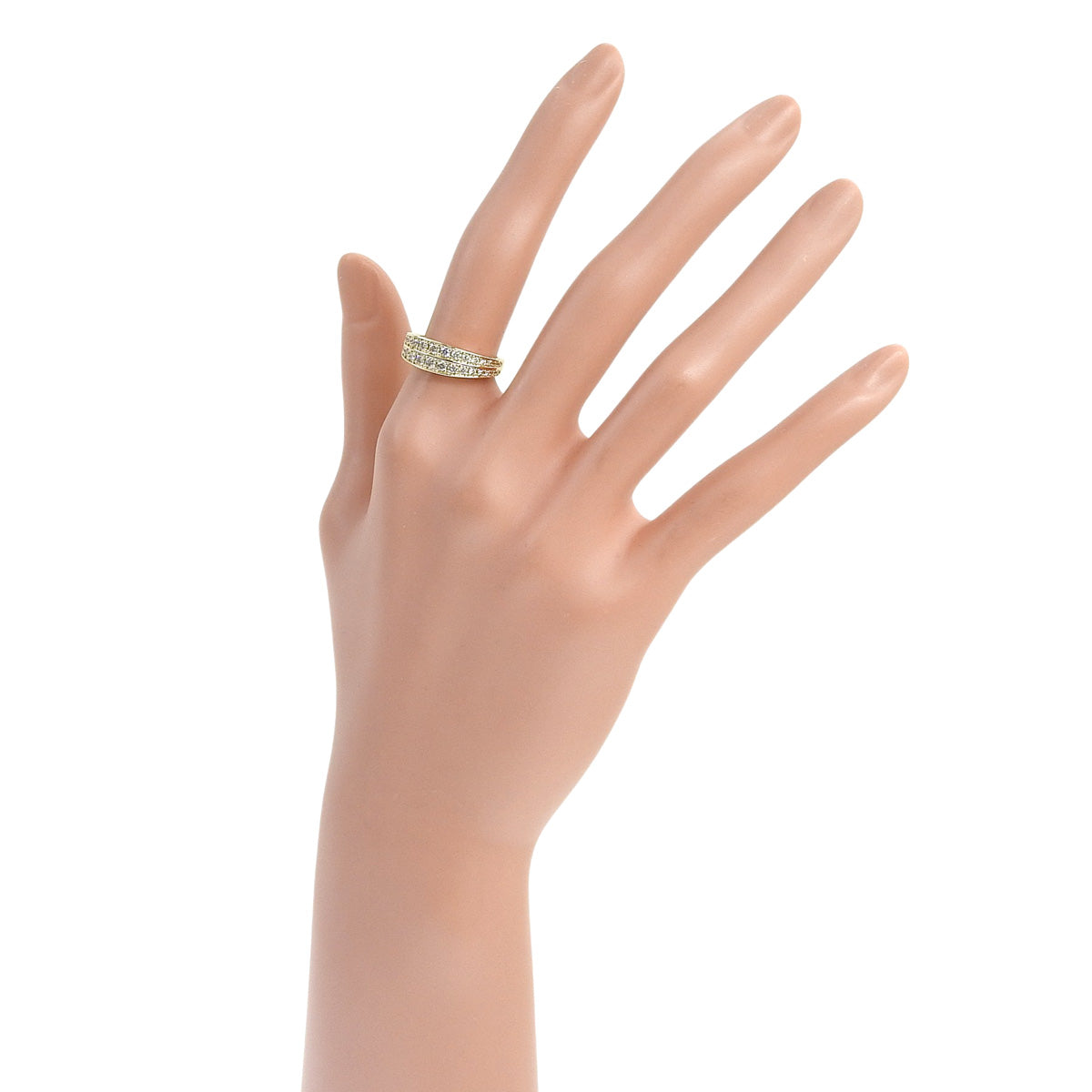Diamond ring, D0.50, yellow gold, K18YG, size 11.5 (51.5), 3.5g