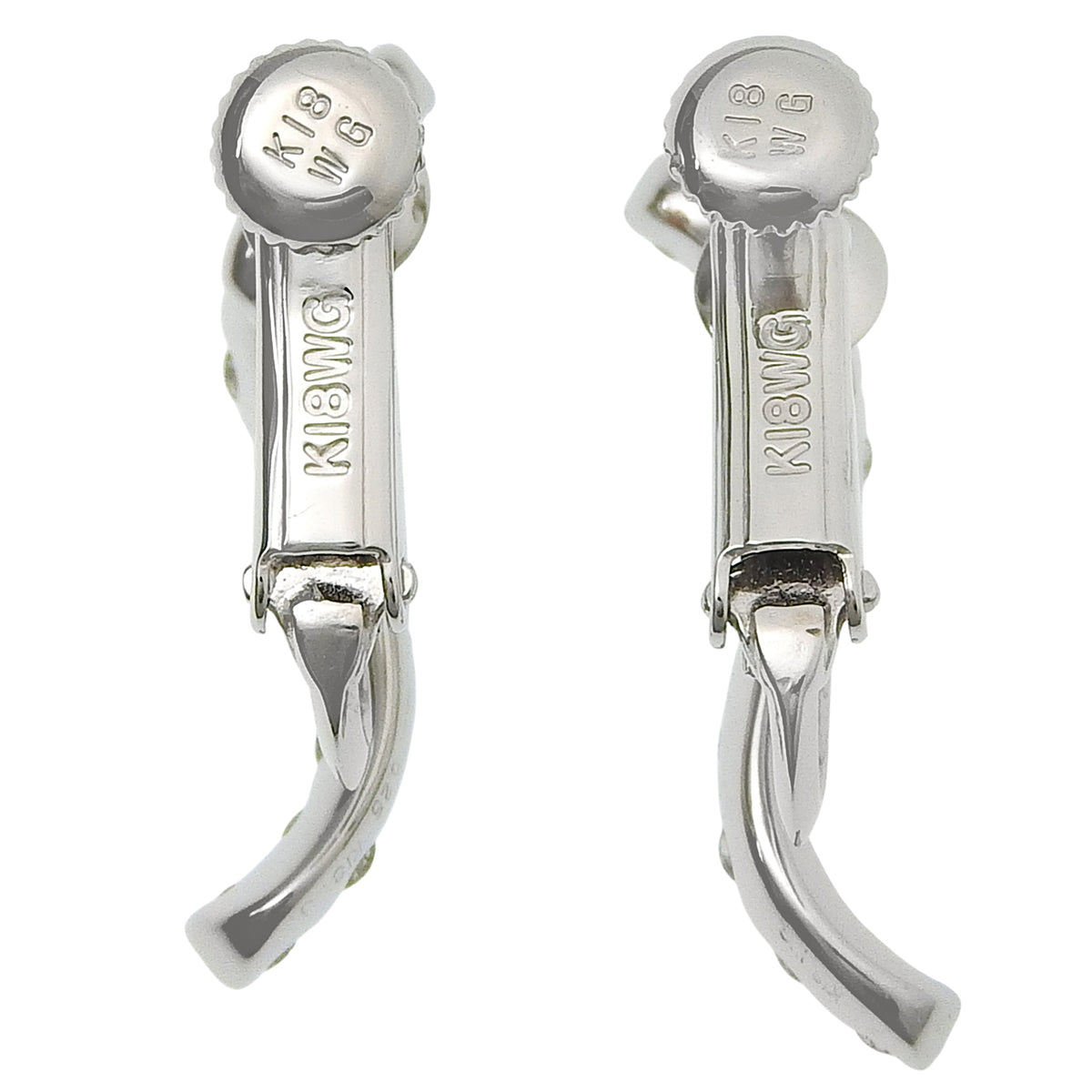 ダイヤモンドイヤリング D0.25 ホワイトゴールド K18WG 2.7g