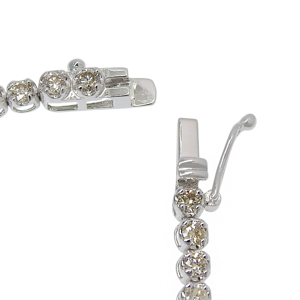 ダイヤモンド テニスブレスレット D3.00 ホワイトゴールド K18WG 6.2g