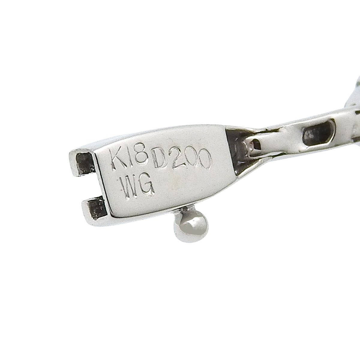 ダイヤモンドブレスレット D2.00 ホワイトゴールド K18WG 6.3g