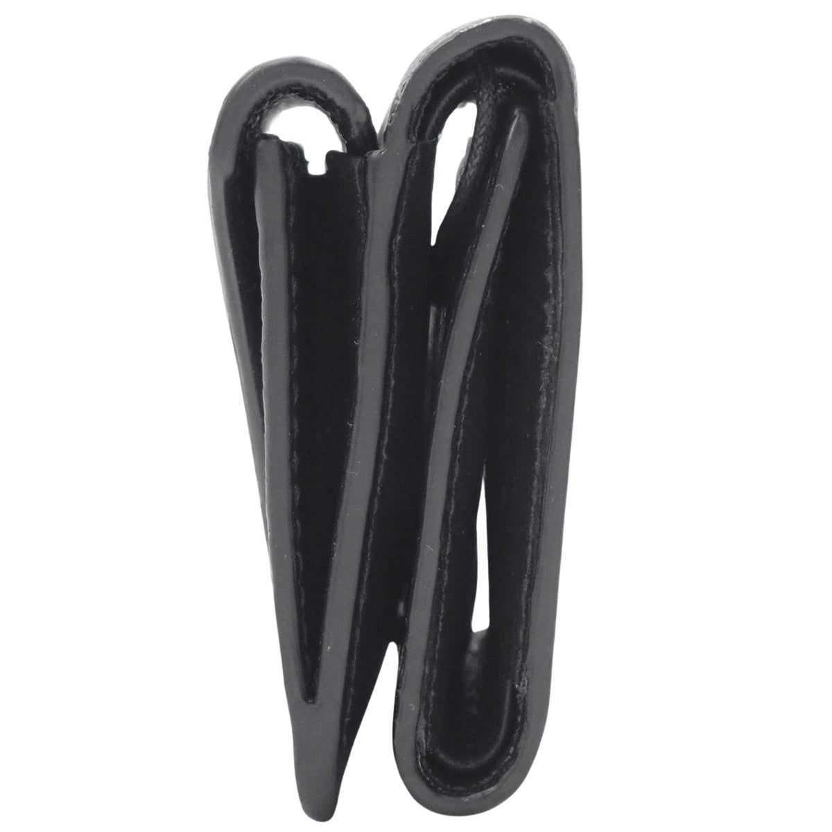 ペーパー ミニ ウォレット カーフ ブラック 391446 三つ折り財布 3つ折り