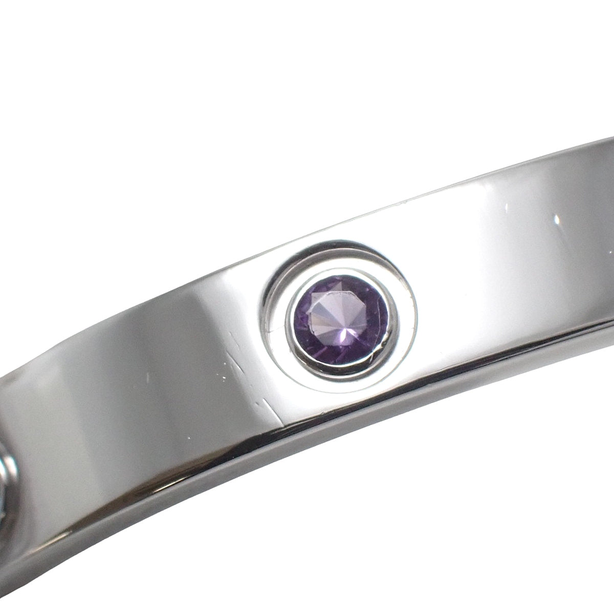 LOVE ブレスレット マルチストーン K18WG