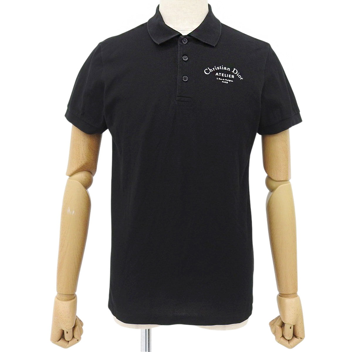 ATELIER Atelier Polo Shirt, Medium, Short Sleeve