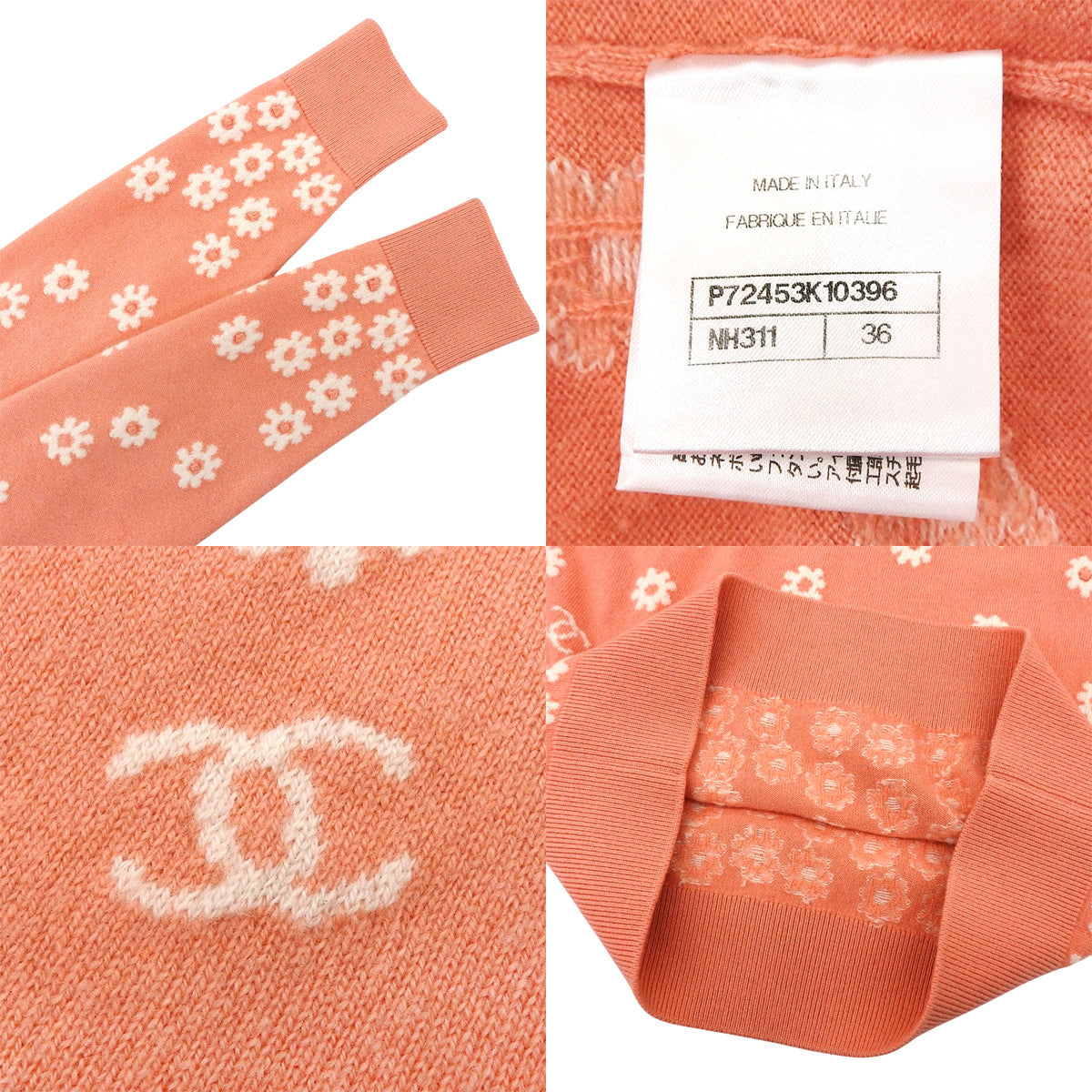 ココマーク 花柄ニット 36 P72