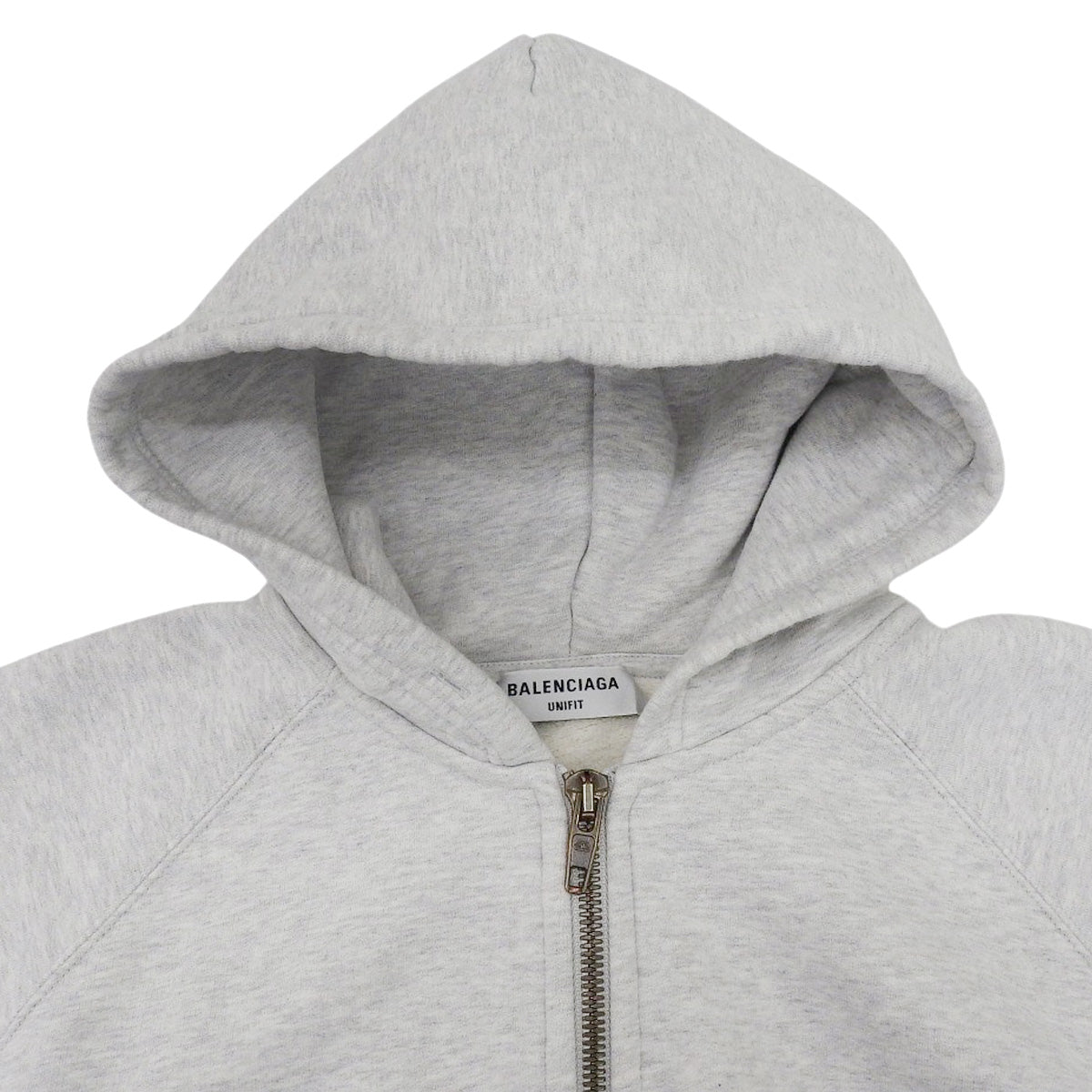 Back Print Zip-Up Hoodie L