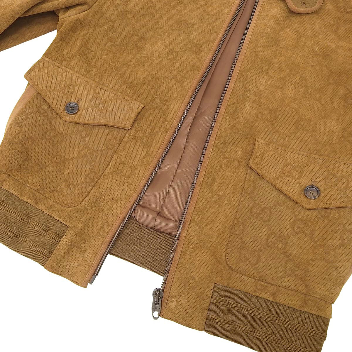 GG Leather Jacket 44