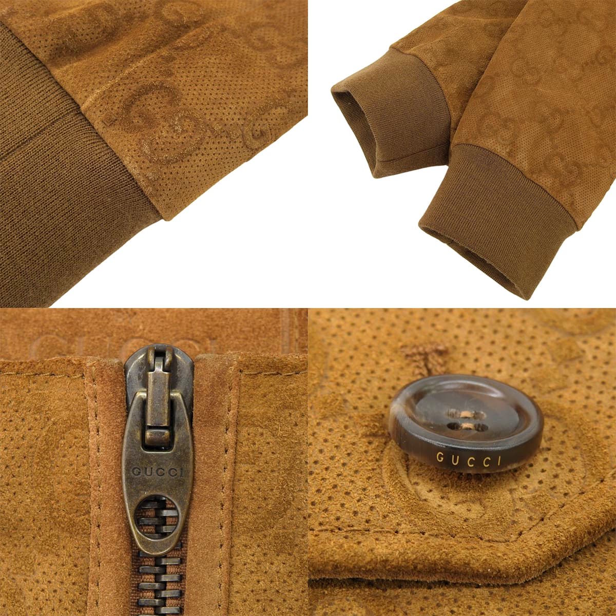 GG Leather Jacket 44