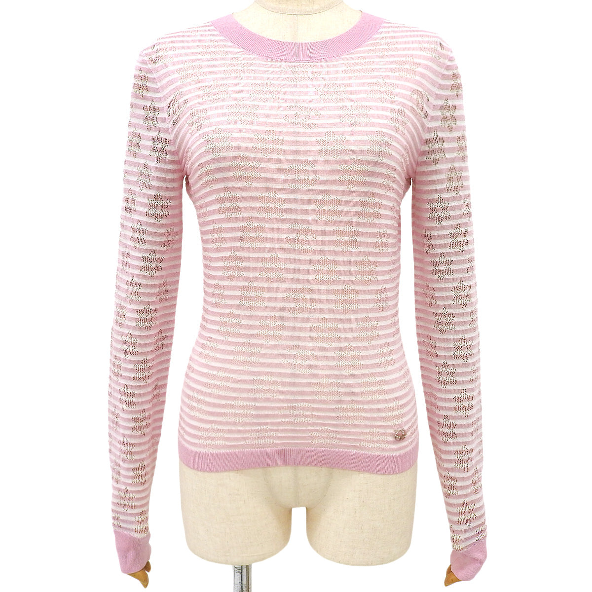 Cocomark See-through Border Knit 34 P76