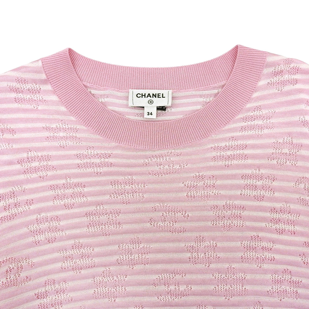 Cocomark See-through Border Knit 34 P76